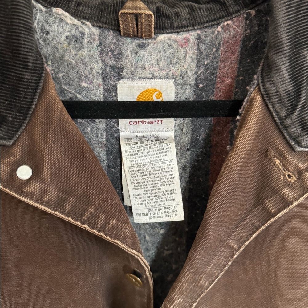 Carhartt Brown Military Field Jacket - Picture 3 of 3